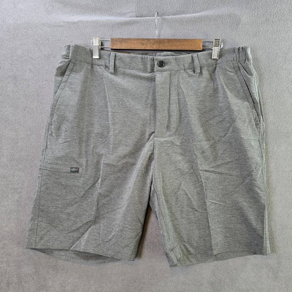 Greg Norman Performance Collection Gray Cargo Shorts